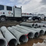 commercial drain laying